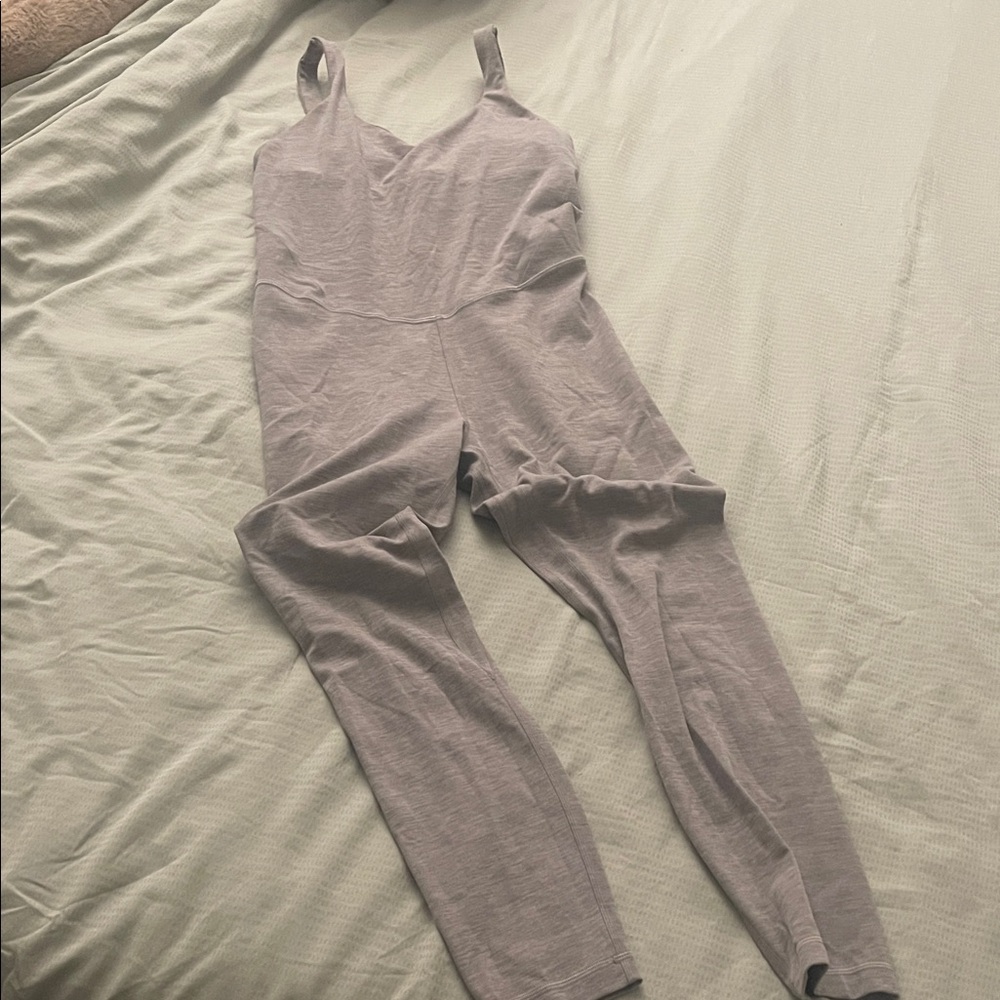Lululemon Athletica Light Gray Jumpsuit